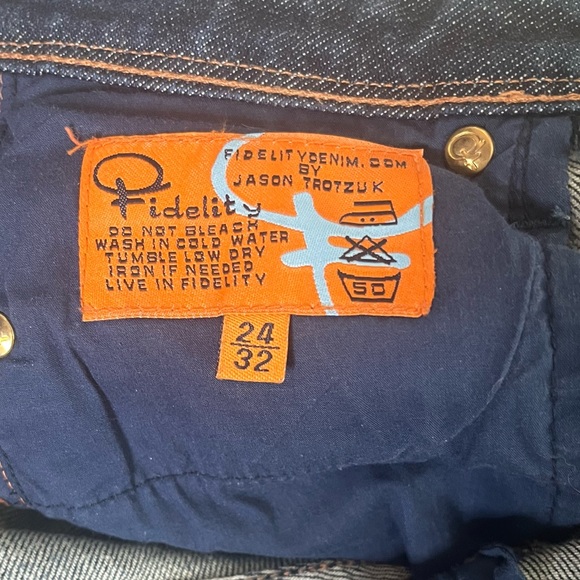 Fidelity Denim - Lotus Low Waist Boot Flare - Size 24 - Picture 6 of 7